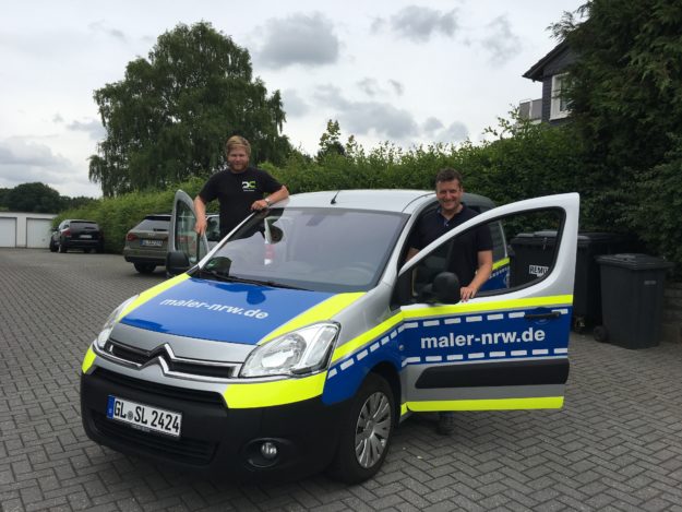 Auffällige Werbung Auffällige Handwerkerwerbung